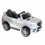 Детский электромобиль Mercedes-Benz ML350 серебристый глянец - магазин СпортДоставка. Спортивные товары интернет магазин в Рязани 