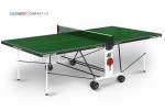 Теннисный стол для помещения Compact LX green усовершенствованная модель стола 6042-3 s-dostavka - магазин СпортДоставка. Спортивные товары интернет магазин в Рязани 