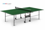 Теннисный стол для помещения black step Olympic green с сеткой для частного использования 6021-1 s-dostavka - магазин СпортДоставка. Спортивные товары интернет магазин в Рязани 