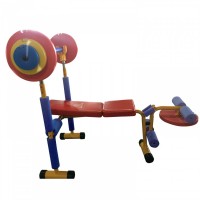 Силовой тренажер детский скамья для жима DFC VT-2400 для детей дошкольного возраста s-dostavka - магазин СпортДоставка. Спортивные товары интернет магазин в Рязани 
