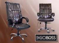 Офисное массажное кресло EGO BOSS EG1001 Шоколад в комплектации LUX - магазин СпортДоставка. Спортивные товары интернет магазин в Рязани 