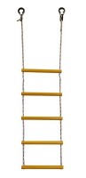 Детская веревочная лестница для ДСК  5 перекладин желтая ЛВ5-2В - магазин СпортДоставка. Спортивные товары интернет магазин в Рязани 