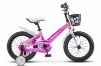 Детский велосипед Stels Pilot-150 16" V010 розовый - магазин СпортДоставка. Спортивные товары интернет магазин в Рязани 