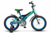 Детский велосипед Stels Jet 16" Z010 синий черный  - магазин СпортДоставка. Спортивные товары интернет магазин в Рязани 